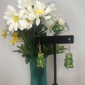 Gummy Bear Earrings- green